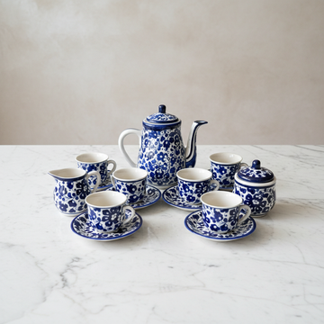 Handmade Royal Sapphire High-Tea Set (15 pcs)