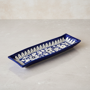 Handmade Indigo Skewer Tray