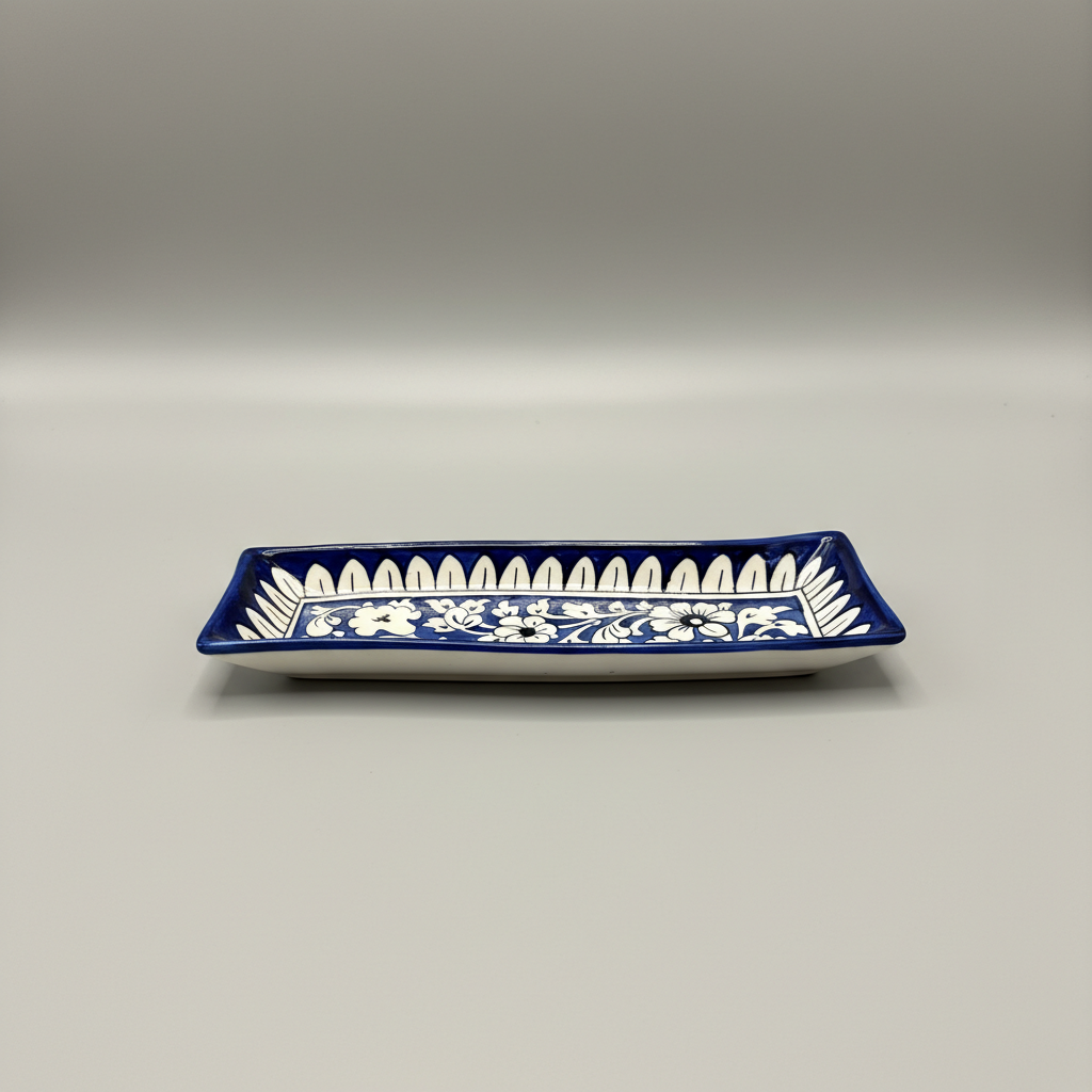 Handmade Indigo Skewer Tray